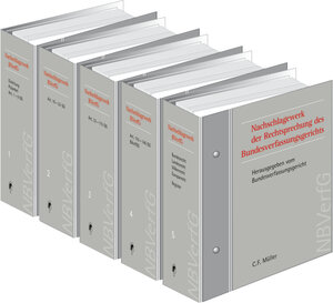 Buchcover Nachschlagewerk der Rechtsprechung des Bundesverfassungsgerichts | Karin Graßhof | EAN 9783811455665 | ISBN 3-8114-5566-4 | ISBN 978-3-8114-5566-5