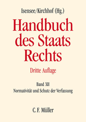 Buchcover Handbuch des Staatsrechts | Peter Badura | EAN 9783811458123 | ISBN 3-8114-5812-4 | ISBN 978-3-8114-5812-3