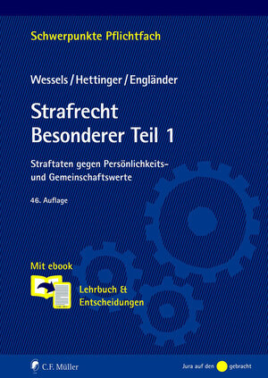 Buchcover Strafrecht Besonderer Teil / 1  | EAN 9783811459267 | ISBN 3-8114-5926-0 | ISBN 978-3-8114-5926-7