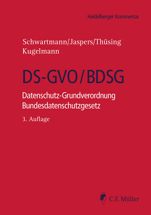 Buchcover DS-GVO/BDSG | Michael Atzert | EAN 9783811461628 | ISBN 3-8114-6162-1 | ISBN 978-3-8114-6162-8
