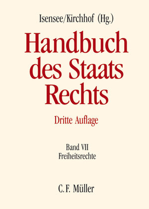 Buchcover Handbuch des Staatsrechts | Andreas von von Arnauld | EAN 9783811471740 | ISBN 3-8114-7174-0 | ISBN 978-3-8114-7174-0