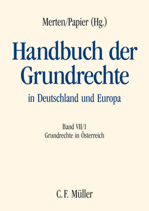 Buchcover Handbuch der Grundrechte in Deutschland und Europa | Gerhard Baumgartner | EAN 9783811475052 | ISBN 3-8114-7505-3 | ISBN 978-3-8114-7505-2