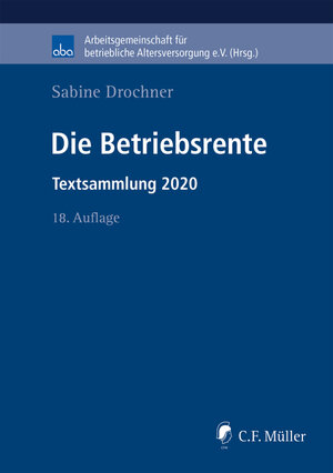 Buchcover Die Betriebsrente | Sabine Drochner | EAN 9783811481619 | ISBN 3-8114-8161-4 | ISBN 978-3-8114-8161-9