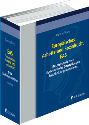 Buchcover Europäisches Arbeits- und Sozialrecht - EAS | Wolfgang Balze | EAN 9783811483255 | ISBN 3-8114-8325-0 | ISBN 978-3-8114-8325-5