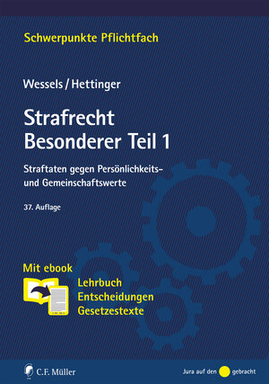 Buchcover Strafrecht Besonderer Teil / 1  | EAN 9783811493827 | ISBN 3-8114-9382-5 | ISBN 978-3-8114-9382-7