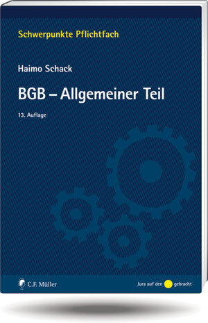 Buchcover BGB-Allgemeiner Teil | Haimo Schack | EAN 9783811498150 | ISBN 3-8114-9815-0 | ISBN 978-3-8114-9815-0