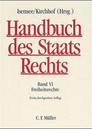 Buchcover Handbuch des Staatsrechts der Bundesrepublik Deutschland / Handbuch des Staatsrechts  | EAN 9783811499485 | ISBN 3-8114-9948-3 | ISBN 978-3-8114-9948-5