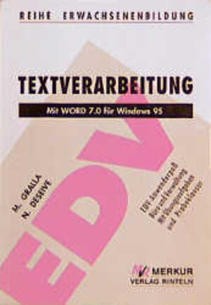 Buchcover Textverarbeitung mit WORD 7.0 | Norbert Deseive | EAN 9783812000314 | ISBN 3-8120-0031-8 | ISBN 978-3-8120-0031-4