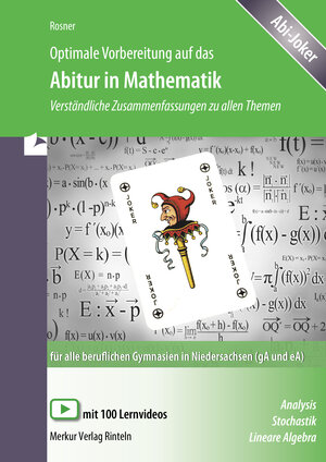 Buchcover Optimale Vorbereitung auf das Abitur in Mathematik | Stefan Rosner | EAN 9783812005173 | ISBN 3-8120-0517-4 | ISBN 978-3-8120-0517-3
