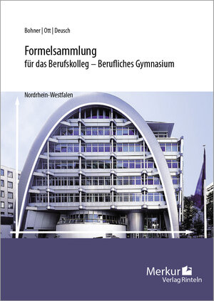 Buchcover Formelsammlung für das Berufskolleg | Kurt Bohner | EAN 9783812011136 | ISBN 3-8120-1113-1 | ISBN 978-3-8120-1113-6
