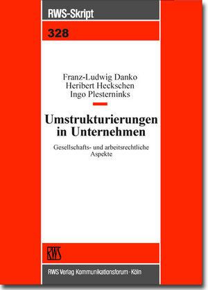 Buchcover Umstrukturierungen in Unternehmen | Franz L Danko | EAN 9783814503288 | ISBN 3-8145-0328-7 | ISBN 978-3-8145-0328-8