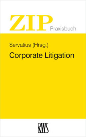 Buchcover Corporate Litigation  | EAN 9783814503615 | ISBN 3-8145-0361-9 | ISBN 978-3-8145-0361-5