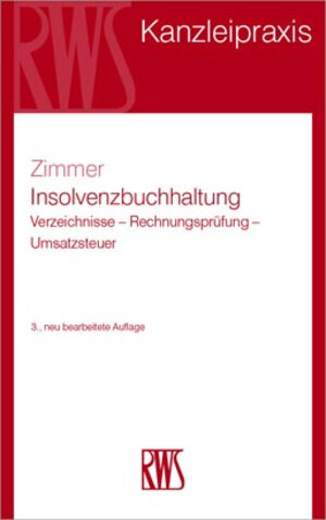 Buchcover Insolvenzbuchhaltung | Frank Thomas Zimmer | EAN 9783814510194 | ISBN 3-8145-1019-4 | ISBN 978-3-8145-1019-4