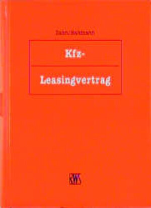 Buchcover Kfz-Leasingvertrag | Herbert Zahn | EAN 9783814526102 | ISBN 3-8145-2610-4 | ISBN 978-3-8145-2610-2