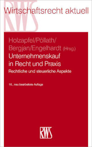 Buchcover Unternehmenskauf in Recht und Praxis  | EAN 9783814555553 | ISBN 3-8145-5555-4 | ISBN 978-3-8145-5555-3