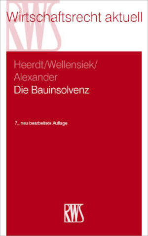 Buchcover Die Bauinsolvenz | Katja Alexander | EAN 9783814563046 | ISBN 3-8145-6304-2 | ISBN 978-3-8145-6304-6