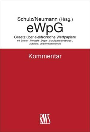 Buchcover eWpG  | EAN 9783814582481 | ISBN 3-8145-8248-9 | ISBN 978-3-8145-8248-1