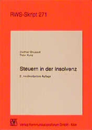Buchcover Steuern in der Insolvenz | Dietmar Onusseit | EAN 9783814592718 | ISBN 3-8145-9271-9 | ISBN 978-3-8145-9271-8