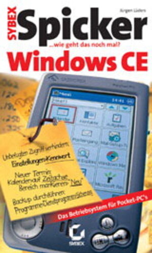 Buchcover Windows CE - SYBEX-Spicker  | EAN 9783815503379 | ISBN 3-8155-0337-X | ISBN 978-3-8155-0337-9