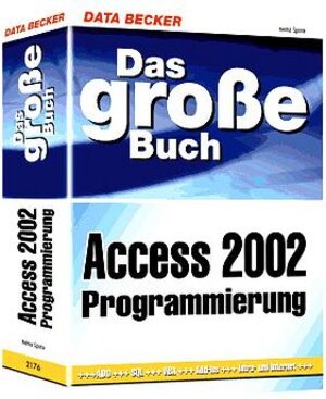 Das große Buch. Access 2002 Programmierung. Für Fortgeschrittene