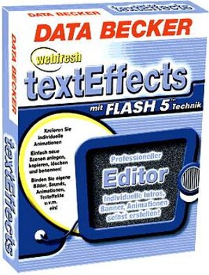 WebFresh Texteffects mit Flash 5- Technik. CD- ROM für Windows ab 95