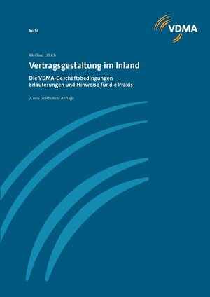 Buchcover Vertragsgestaltung im Inland | Claus Ullrich | EAN 9783816306306 | ISBN 3-8163-0630-6 | ISBN 978-3-8163-0630-6