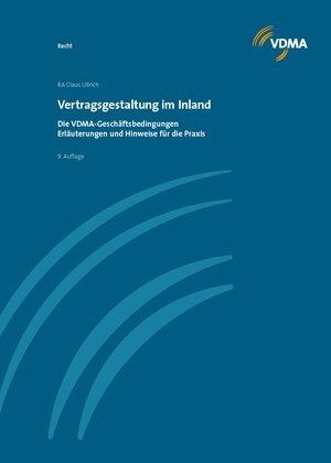 Buchcover Vertragsgestaltung im Inland | Claus Ullrich | EAN 9783816307440 | ISBN 3-8163-0744-2 | ISBN 978-3-8163-0744-0