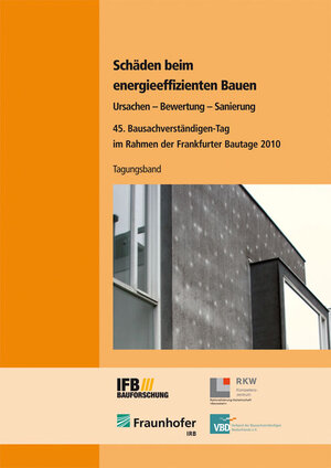 Buchcover Schäden beim energieeffizienten Bauen.  | EAN 9783816783688 | ISBN 3-8167-8368-6 | ISBN 978-3-8167-8368-8