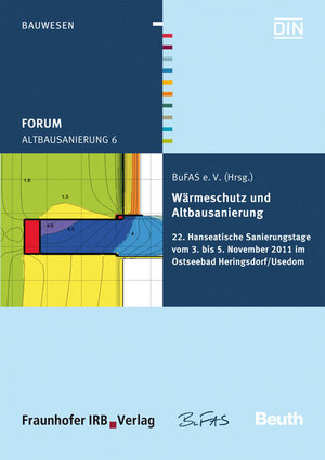 Buchcover Forum Altbausanierung 6. Wärmeschutz und Altbausanierung.  | EAN 9783816785835 | ISBN 3-8167-8583-2 | ISBN 978-3-8167-8583-5