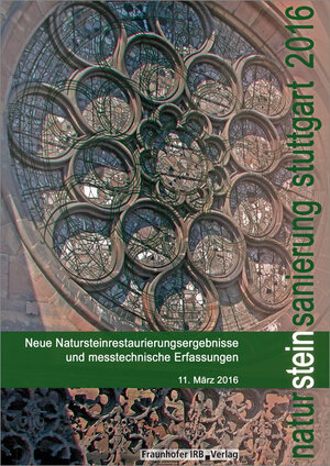 Buchcover Natursteinsanierung Stuttgart 2016  | EAN 9783816795988 | ISBN 3-8167-9598-6 | ISBN 978-3-8167-9598-8