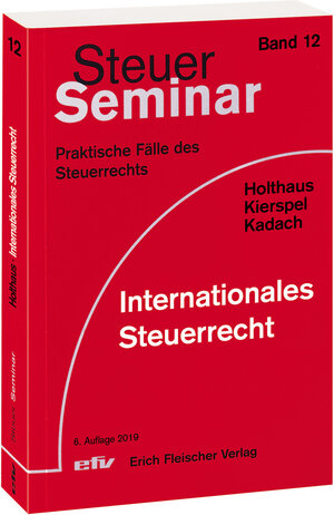 Buchcover Internationales Steuerrecht | Jörg Holthaus | EAN 9783816864226 | ISBN 3-8168-6422-8 | ISBN 978-3-8168-6422-6