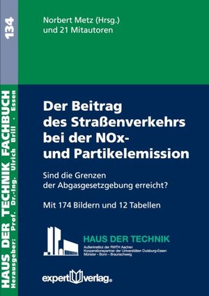 Buchcover Der Beitrag des Straßenverkehrs zur NOx- und Partikelemission  | EAN 9783816932741 | ISBN 3-8169-3274-6 | ISBN 978-3-8169-3274-1