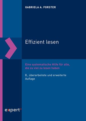 Buchcover Effizient lesen | Gabriela A. Forster | EAN 9783816934691 | ISBN 3-8169-3469-2 | ISBN 978-3-8169-3469-1