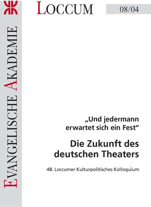 Buchcover Die Zukunft des deutschen Theaters | Hans P Burmeister | EAN 9783817208043 | ISBN 3-8172-0804-9 | ISBN 978-3-8172-0804-3