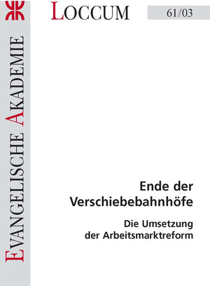 Buchcover Ende der Verschiebebahnhöfe | Joachim Lange | EAN 9783817261031 | ISBN 3-8172-6103-9 | ISBN 978-3-8172-6103-1
