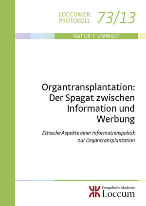 Buchcover Organtransplantation:  | EAN 9783817273133 | ISBN 3-8172-7313-4 | ISBN 978-3-8172-7313-3