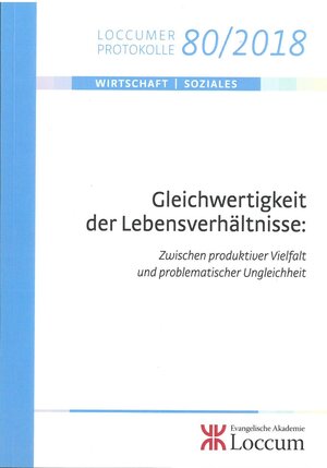 Buchcover Gleichwertigkeit der Lebensverhältnisse  | EAN 9783817280186 | ISBN 3-8172-8018-1 | ISBN 978-3-8172-8018-6