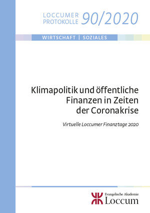 Buchcover Klimapolitik und öffentliche Finanzen in Zeiten der Coronakrise  | EAN 9783817290208 | ISBN 3-8172-9020-9 | ISBN 978-3-8172-9020-8