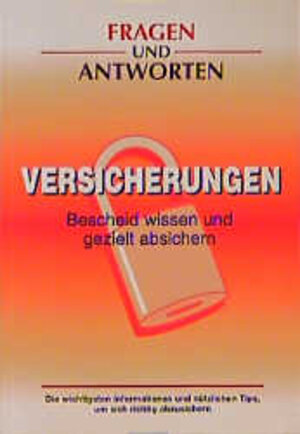 Buchcover Versicherungen | Antje Schweitzer | EAN 9783817425068 | ISBN 3-8174-2506-6 | ISBN 978-3-8174-2506-8