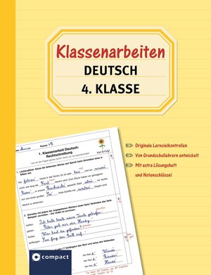 Buchcover Klassenarbeiten Deutsch 4. Klasse | Tanja von Ehrenstein | EAN 9783817499519 | ISBN 3-8174-9951-5 | ISBN 978-3-8174-9951-9