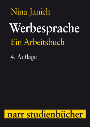 Buchcover Werbesprache | Nina Janich | EAN 9783823349747 | ISBN 3-8233-4974-0 | ISBN 978-3-8233-4974-7