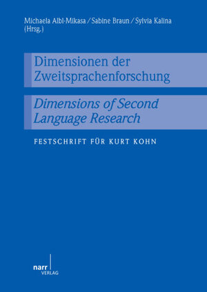 Buchcover Dimensionen der Zweitsprachenforschung Dimensions of Second Language Research  | EAN 9783823365365 | ISBN 3-8233-6536-3 | ISBN 978-3-8233-6536-5