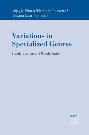 Buchcover Variations in Specialized Genres | EAN 9783823368335 | ISBN 3-8233-6833-8 | ISBN 978-3-8233-6833-5