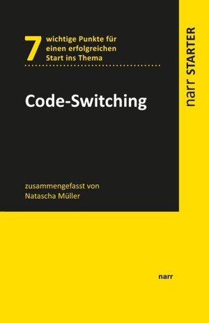 Buchcover Code-Switching | Natascha Müller | EAN 9783823380887 | ISBN 3-8233-8088-5 | ISBN 978-3-8233-8088-7