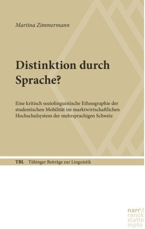 Buchcover Distinktion durch Sprache? | Martina Zimmermann | EAN 9783823381440 | ISBN 3-8233-8144-X | ISBN 978-3-8233-8144-0
