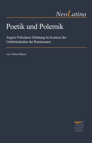 Buchcover Poetik und Polemik | Tobias Dänzer | EAN 9783823381631 | ISBN 3-8233-8163-6 | ISBN 978-3-8233-8163-1