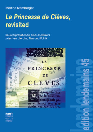Buchcover La Princesse de Clèves, revisited | Martina Stemberger | EAN 9783823381877 | ISBN 3-8233-8187-3 | ISBN 978-3-8233-8187-7