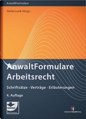 Buchcover AnwaltFormulare Arbeitsrecht | A. Susanne Becker | EAN 9783824016365 | ISBN 3-8240-1636-2 | ISBN 978-3-8240-1636-5