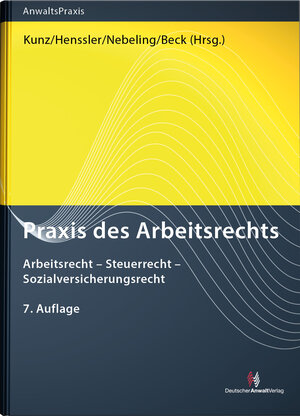 Buchcover Praxis des Arbeitsrechts | Jürgen Beck | EAN 9783824016518 | ISBN 3-8240-1651-6 | ISBN 978-3-8240-1651-8