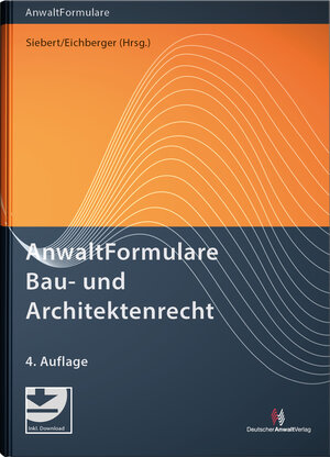 Buchcover AnwaltFormulare Bau- und Architektenrecht  | EAN 9783824017232 | ISBN 3-8240-1723-7 | ISBN 978-3-8240-1723-2